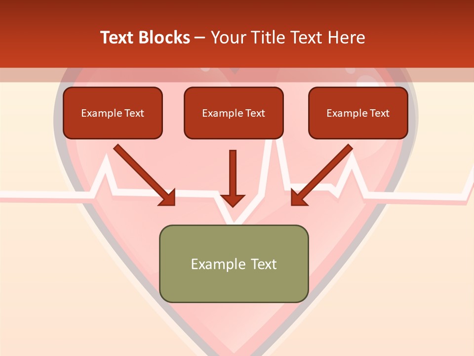 Human Beating Heart PowerPoint Template