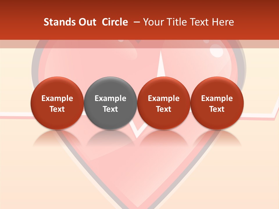 Human Beating Heart PowerPoint Template