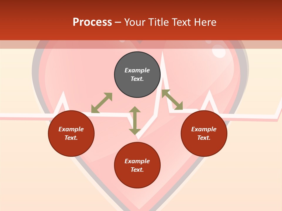 Human Beating Heart PowerPoint Template