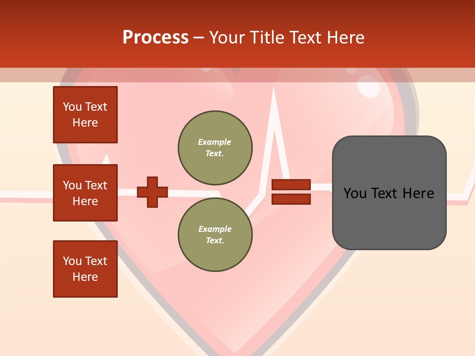 Human Beating Heart PowerPoint Template