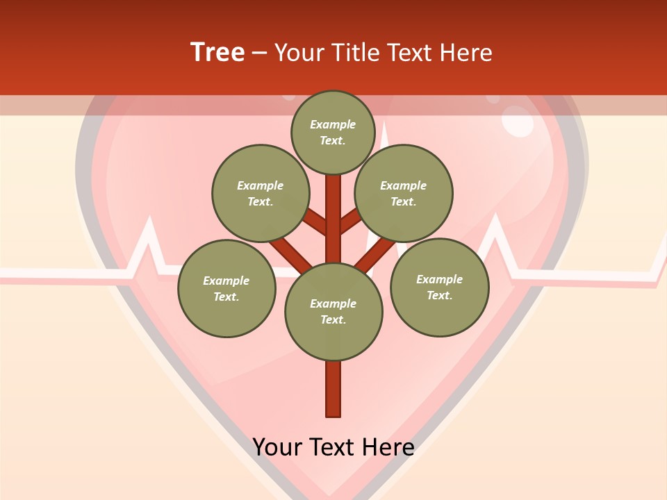 Human Beating Heart PowerPoint Template