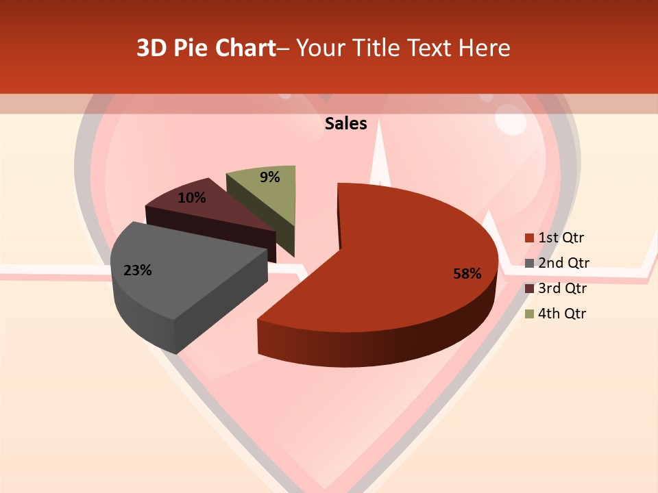 Human Beating Heart PowerPoint Template