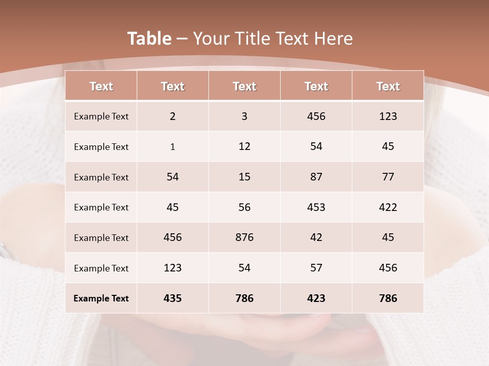 Smiling Woman Isolated On White Background PowerPoint Template