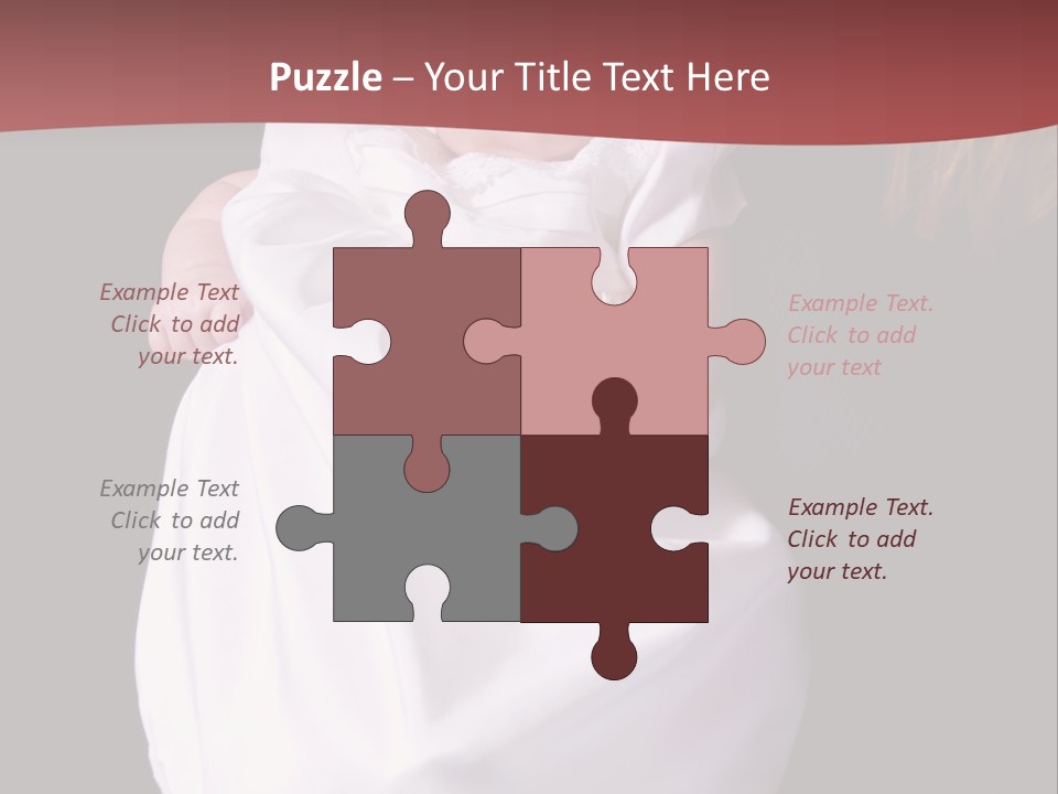 A Portrait Of A Baby Girl In A Christening Dress Being Held By Her Mother. PowerPoint Template