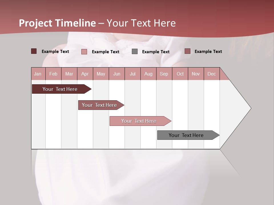 A Portrait Of A Baby Girl In A Christening Dress Being Held By Her Mother. PowerPoint Template