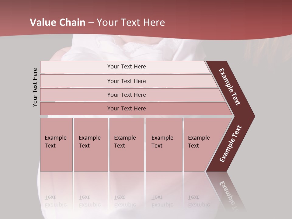 A Portrait Of A Baby Girl In A Christening Dress Being Held By Her Mother. PowerPoint Template