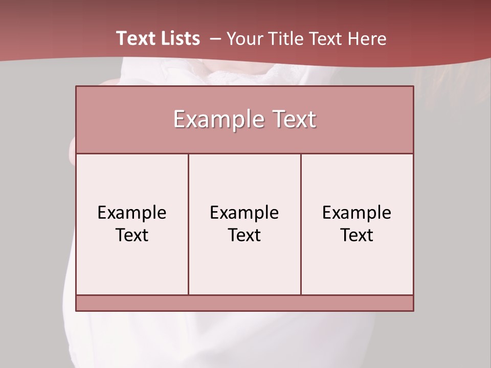 A Portrait Of A Baby Girl In A Christening Dress Being Held By Her Mother. PowerPoint Template