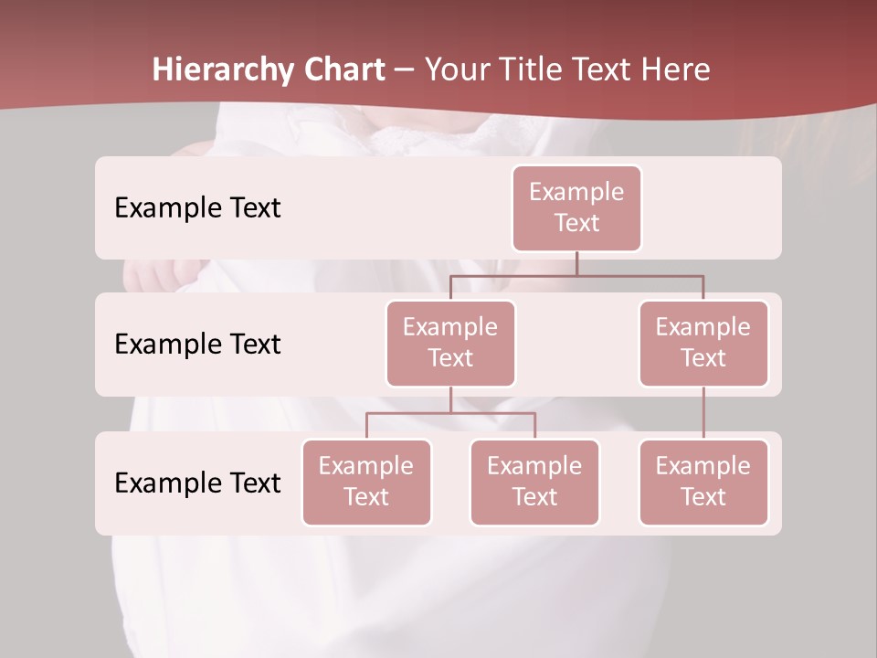 A Portrait Of A Baby Girl In A Christening Dress Being Held By Her Mother. PowerPoint Template