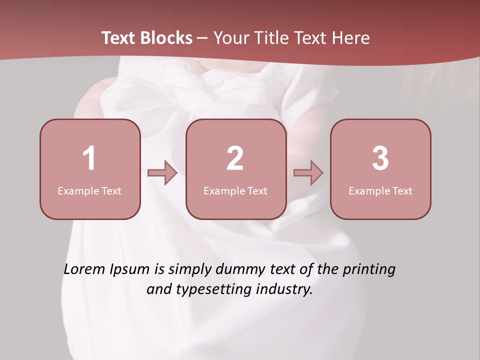 A Portrait Of A Baby Girl In A Christening Dress Being Held By Her Mother. PowerPoint Template