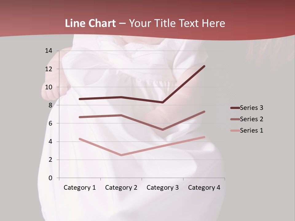 A Portrait Of A Baby Girl In A Christening Dress Being Held By Her Mother. PowerPoint Template