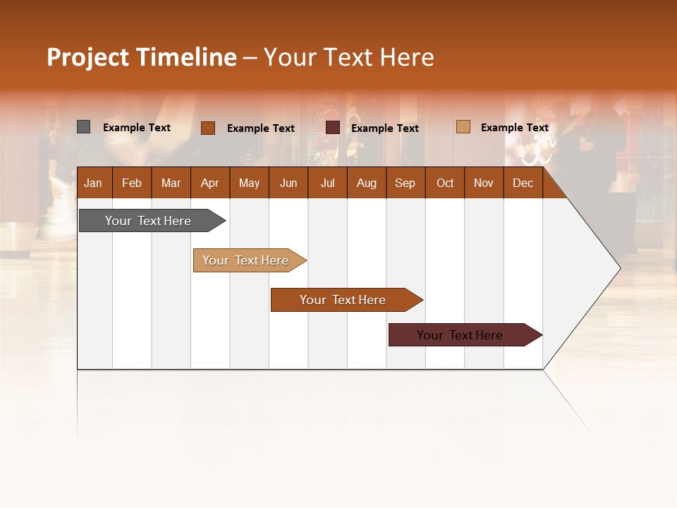 People Shopping Inside A Mall (Focus Is More On The Front Areas & Sharpness Is A Little Off To Highlight Motion & Obscure Logos/Faces, Photo Composition Allows You To Add Text & Other Contents Easily) PowerPoint Template