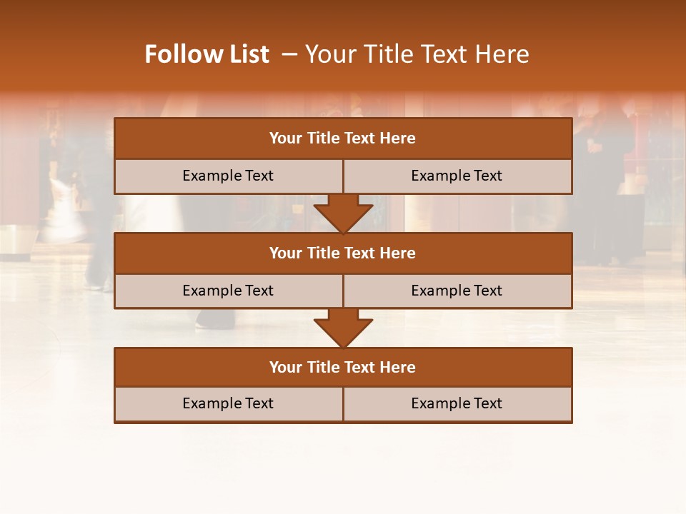 People Shopping Inside A Mall (Focus Is More On The Front Areas & Sharpness Is A Little Off To Highlight Motion & Obscure Logos/Faces, Photo Composition Allows You To Add Text & Other Contents Easily) PowerPoint Template