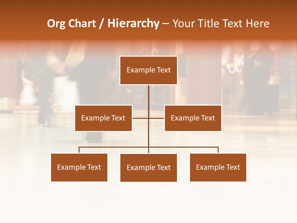 People Shopping Inside A Mall (Focus Is More On The Front Areas & Sharpness Is A Little Off To Highlight Motion & Obscure Logos/Faces, Photo Composition Allows You To Add Text & Other Contents Easily) PowerPoint Template