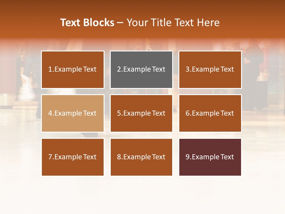 People Shopping Inside A Mall (Focus Is More On The Front Areas & Sharpness Is A Little Off To Highlight Motion & Obscure Logos/Faces, Photo Composition Allows You To Add Text & Other Contents Easily) PowerPoint Template