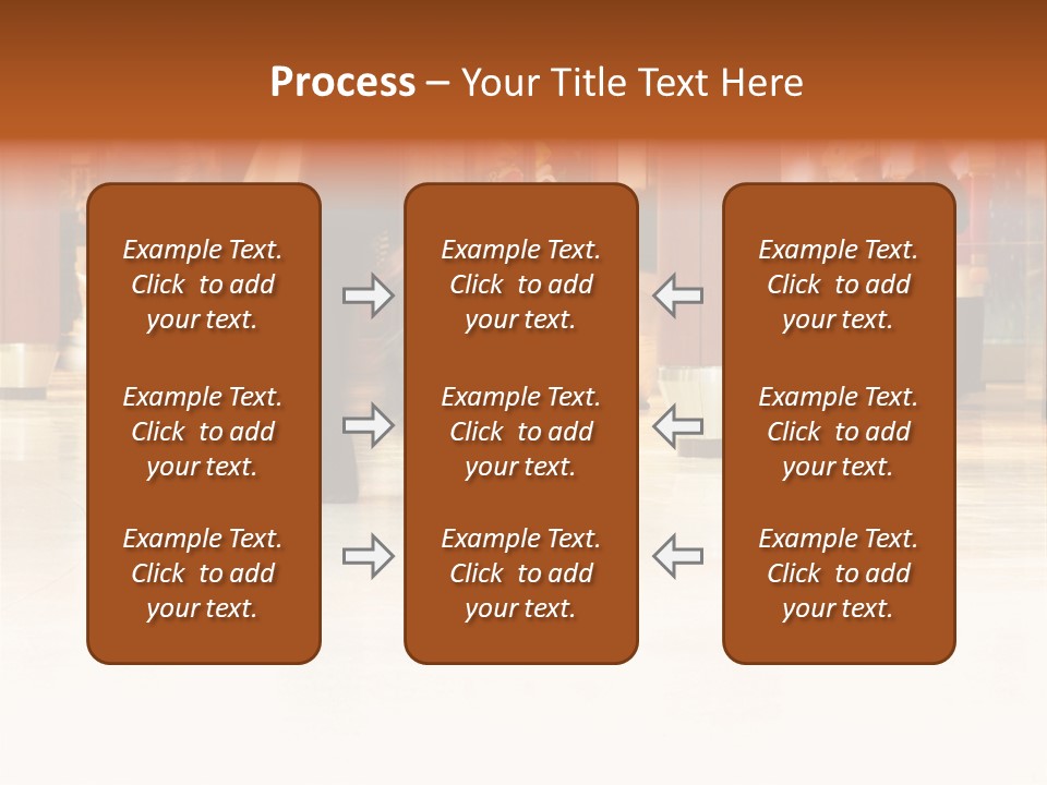 People Shopping Inside A Mall (Focus Is More On The Front Areas & Sharpness Is A Little Off To Highlight Motion & Obscure Logos/Faces, Photo Composition Allows You To Add Text & Other Contents Easily) PowerPoint Template