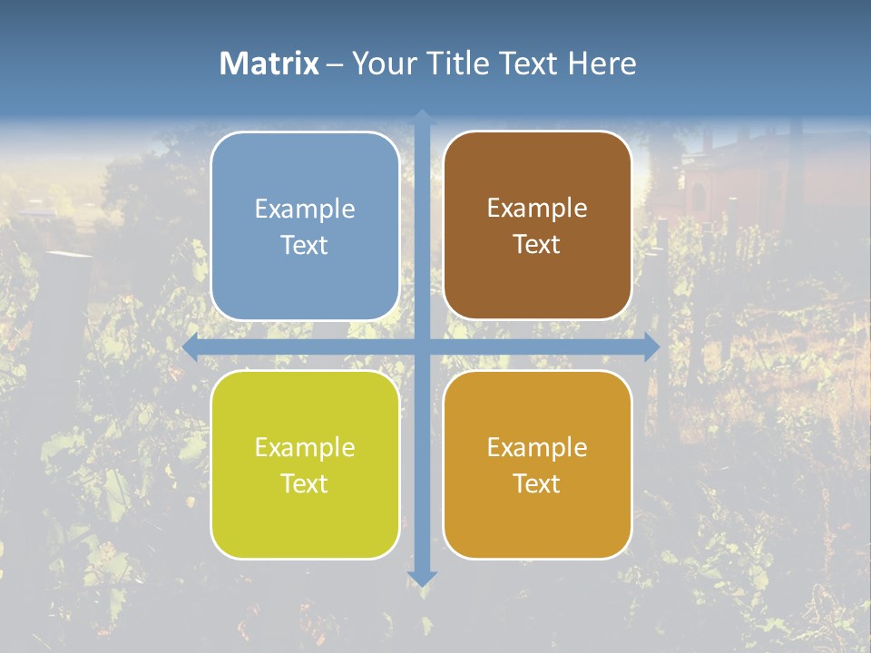 A Field With A Fence And A House In The Background PowerPoint Template