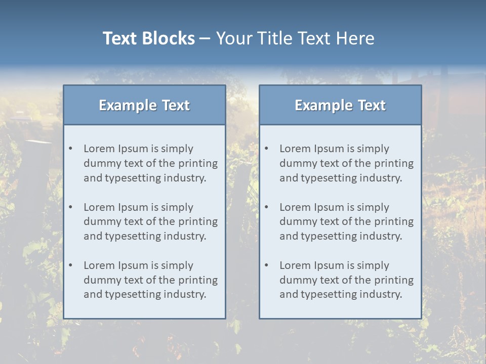 A Field With A Fence And A House In The Background PowerPoint Template