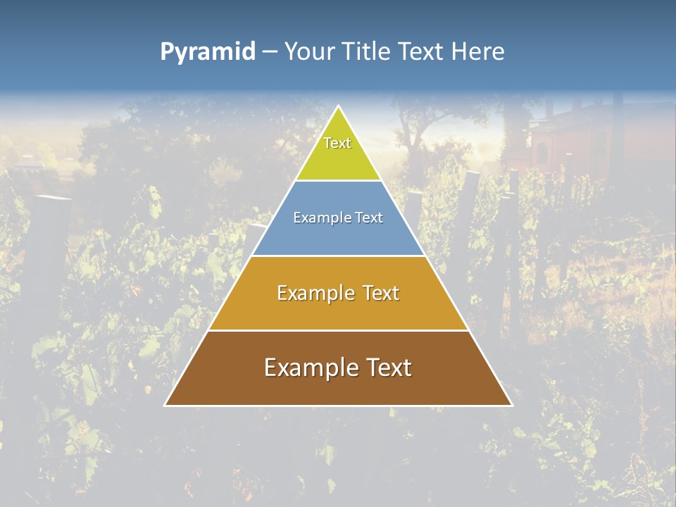 A Field With A Fence And A House In The Background PowerPoint Template