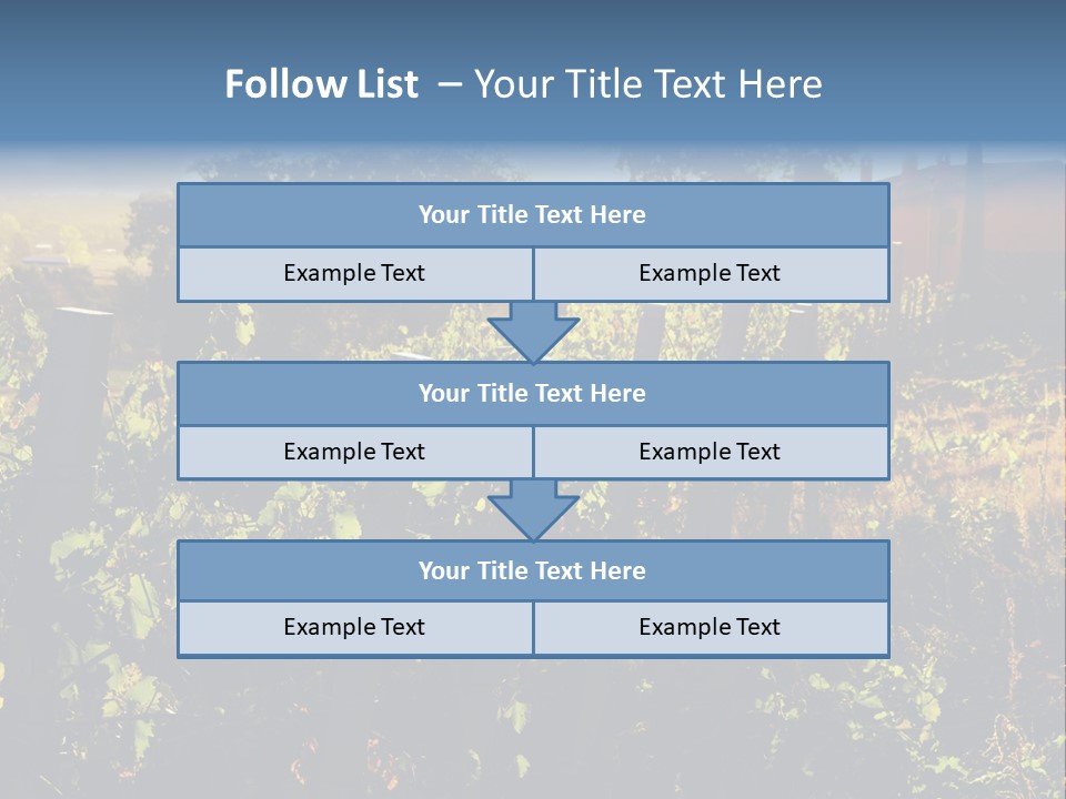A Field With A Fence And A House In The Background PowerPoint Template