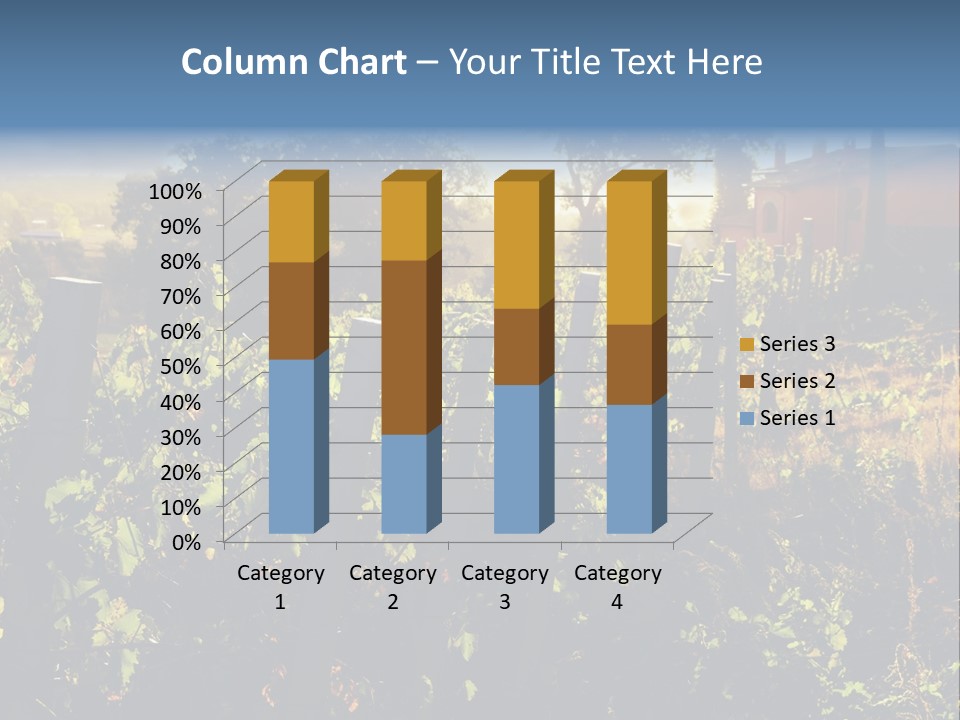 A Field With A Fence And A House In The Background PowerPoint Template