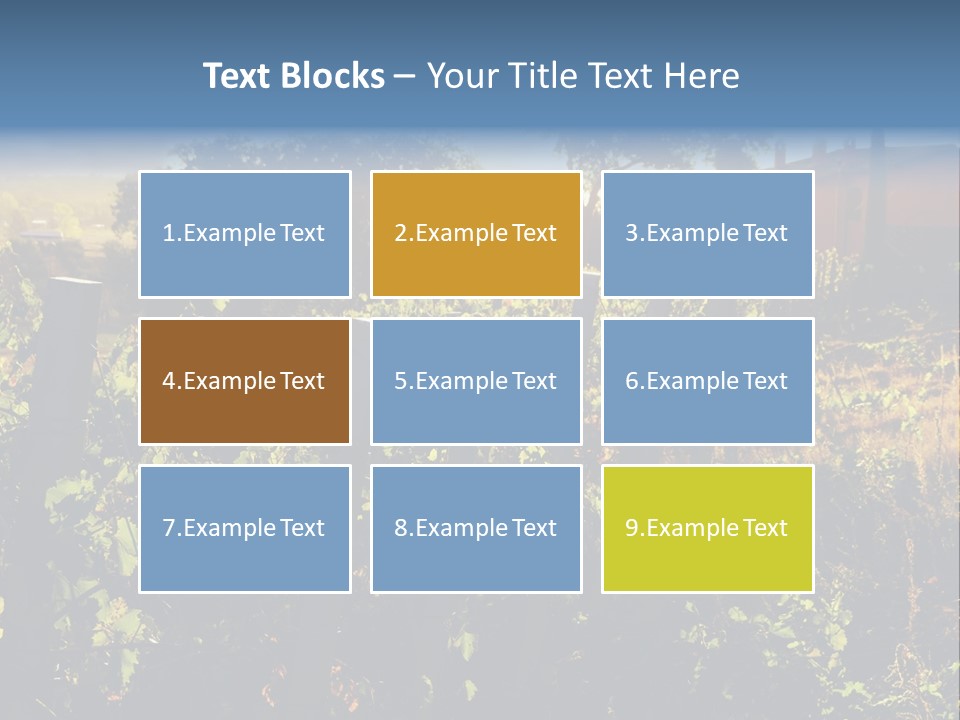 A Field With A Fence And A House In The Background PowerPoint Template