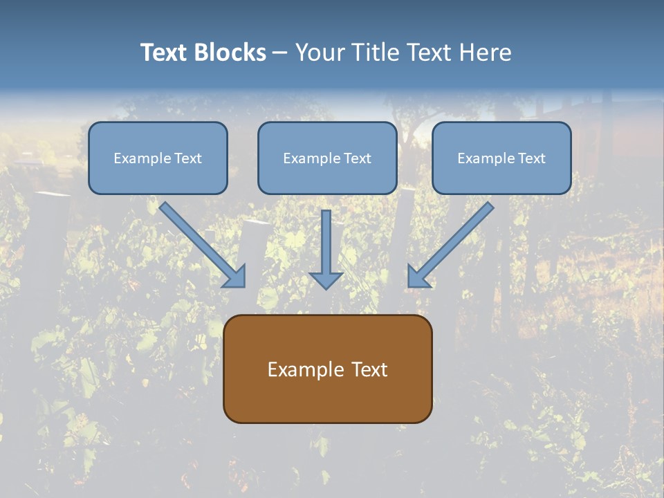 A Field With A Fence And A House In The Background PowerPoint Template