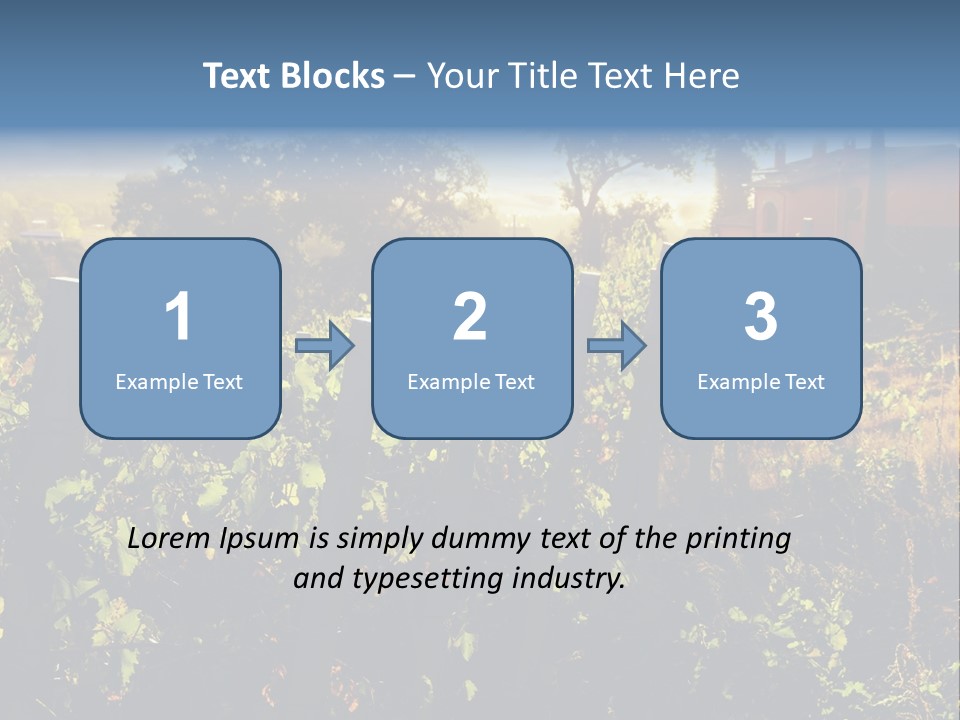 A Field With A Fence And A House In The Background PowerPoint Template
