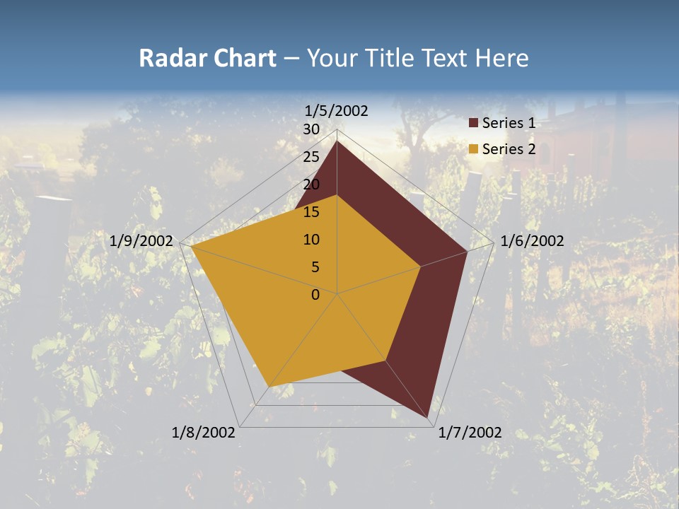 A Field With A Fence And A House In The Background PowerPoint Template