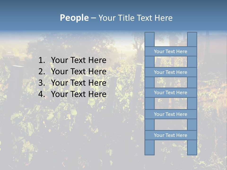 A Field With A Fence And A House In The Background PowerPoint Template