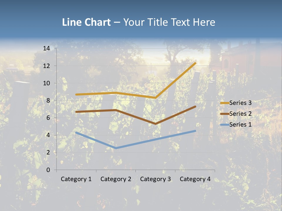 A Field With A Fence And A House In The Background PowerPoint Template