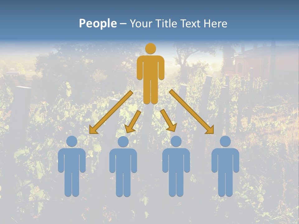 A Field With A Fence And A House In The Background PowerPoint Template