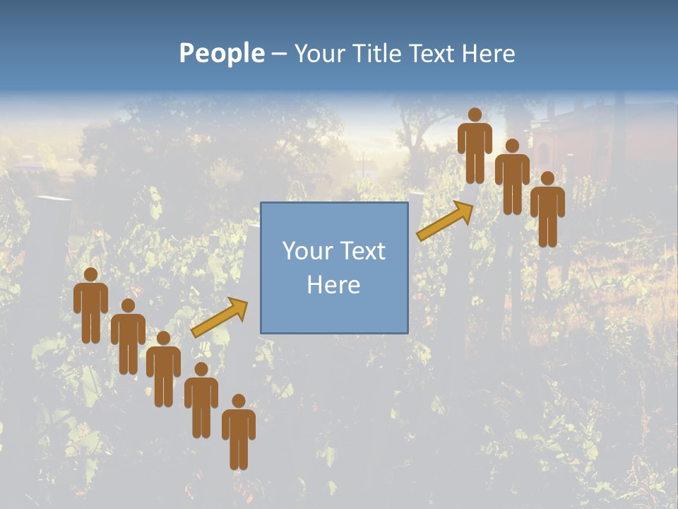 A Field With A Fence And A House In The Background PowerPoint Template