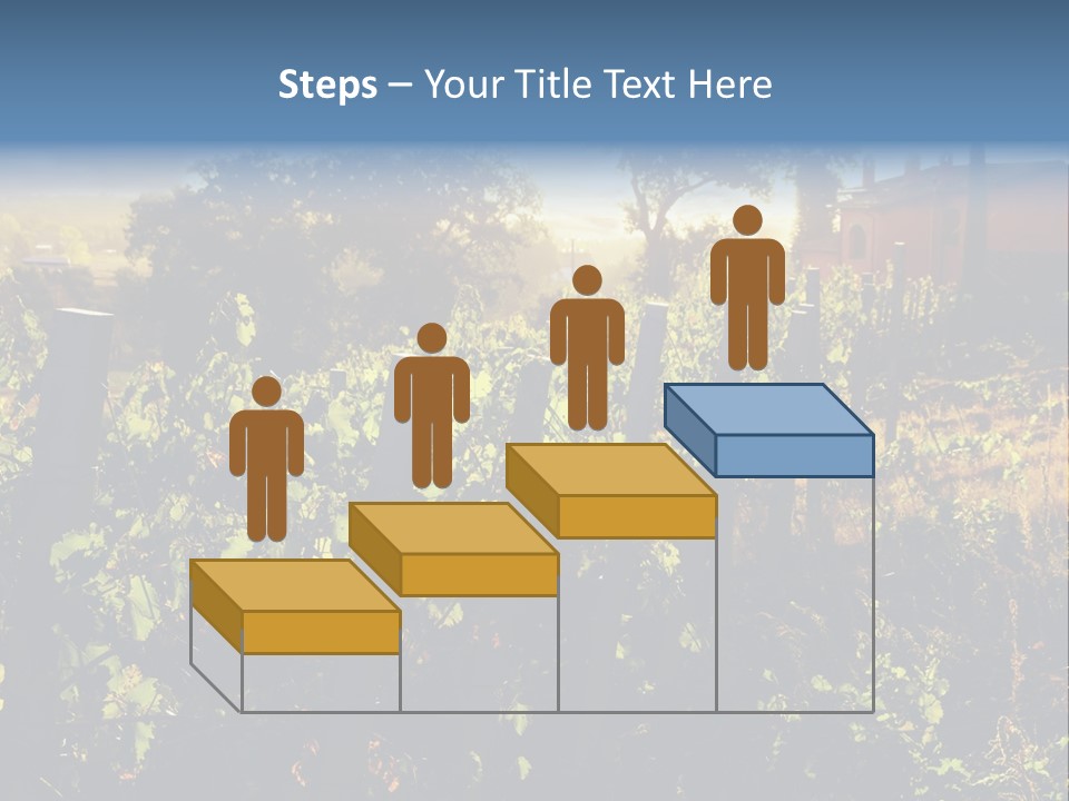 A Field With A Fence And A House In The Background PowerPoint Template