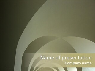 Arch Tunnel PowerPoint Template