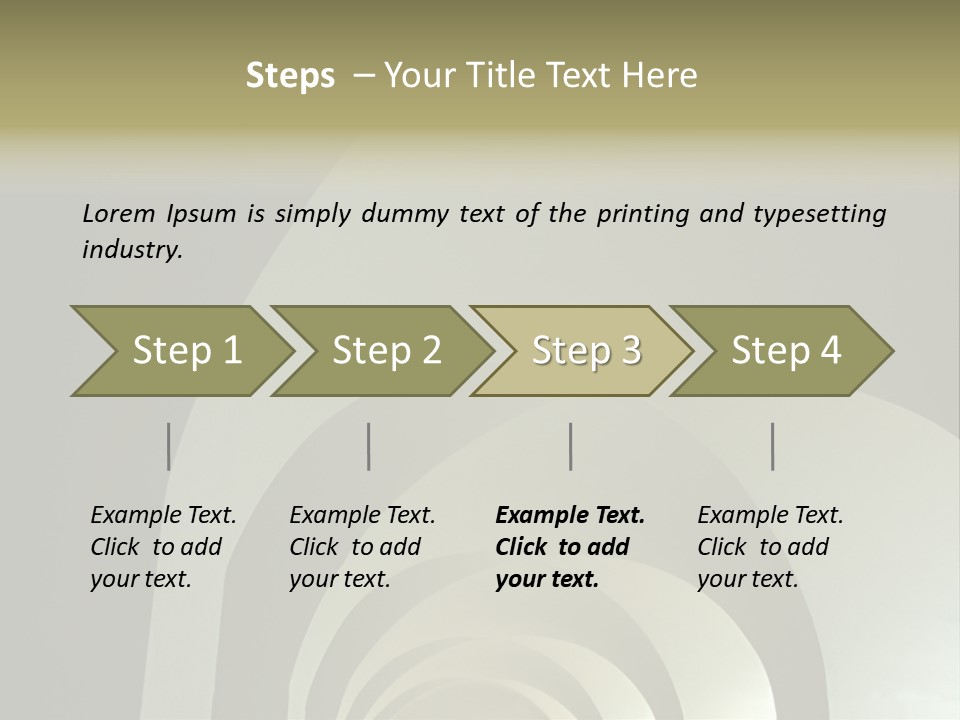 Arch Tunnel PowerPoint Template
