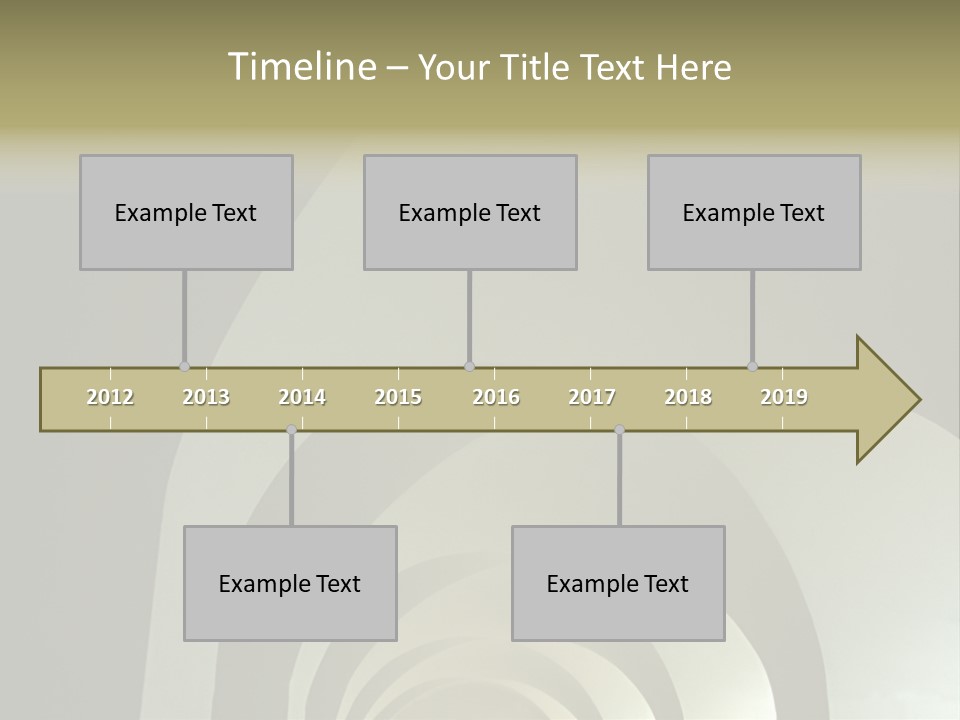 Arch Tunnel PowerPoint Template