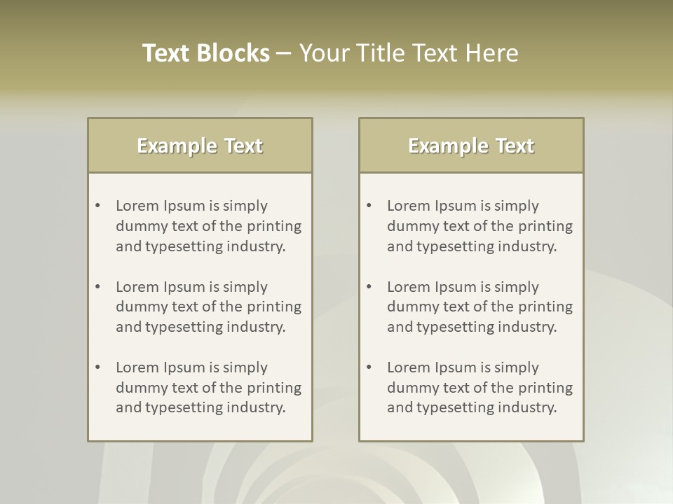 Arch Tunnel PowerPoint Template