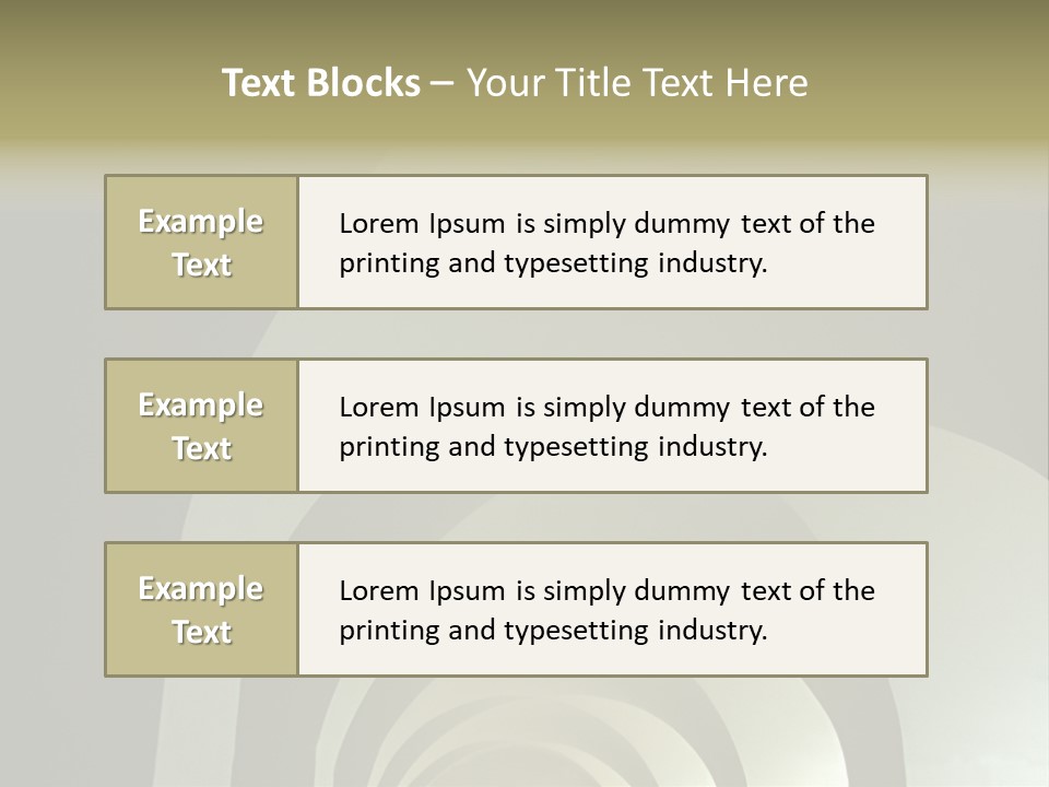 Arch Tunnel PowerPoint Template