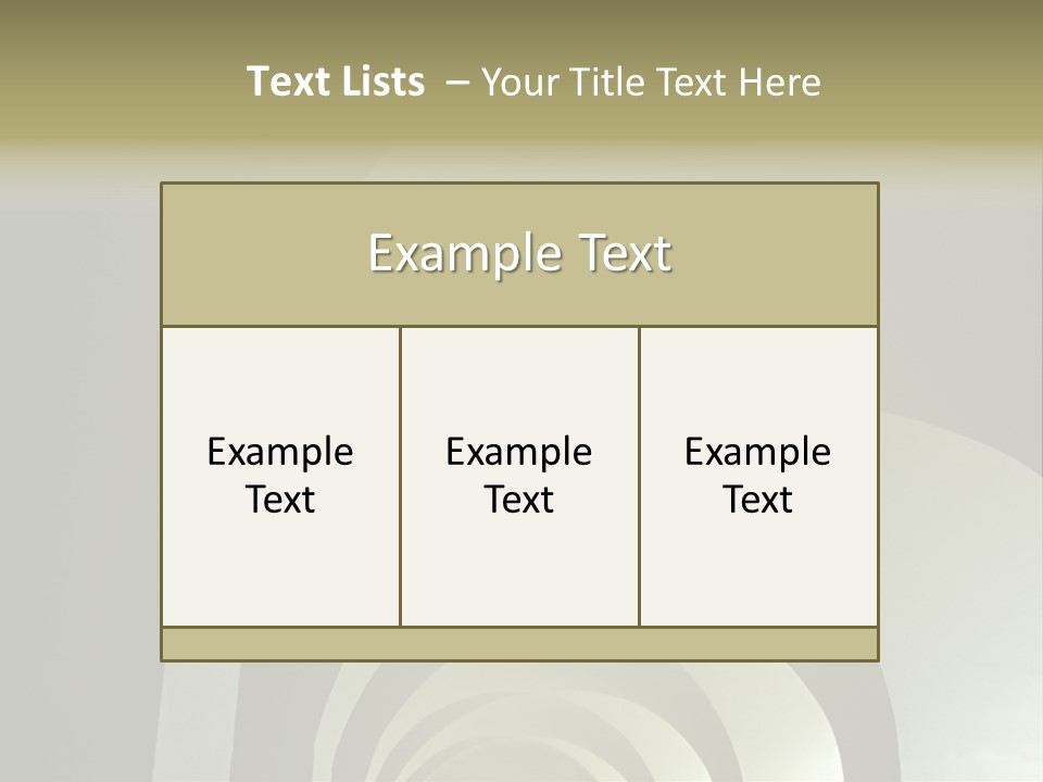 Arch Tunnel PowerPoint Template