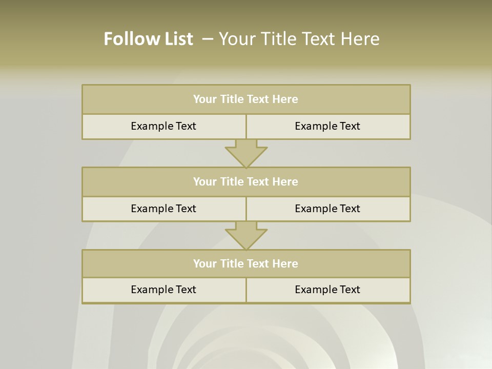 Arch Tunnel PowerPoint Template