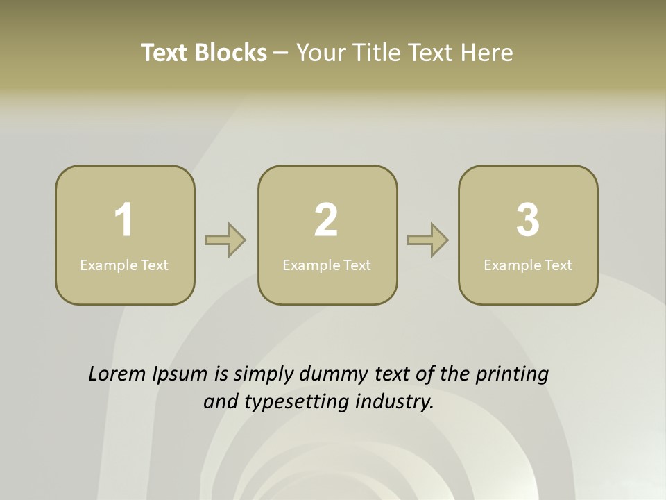 Arch Tunnel PowerPoint Template