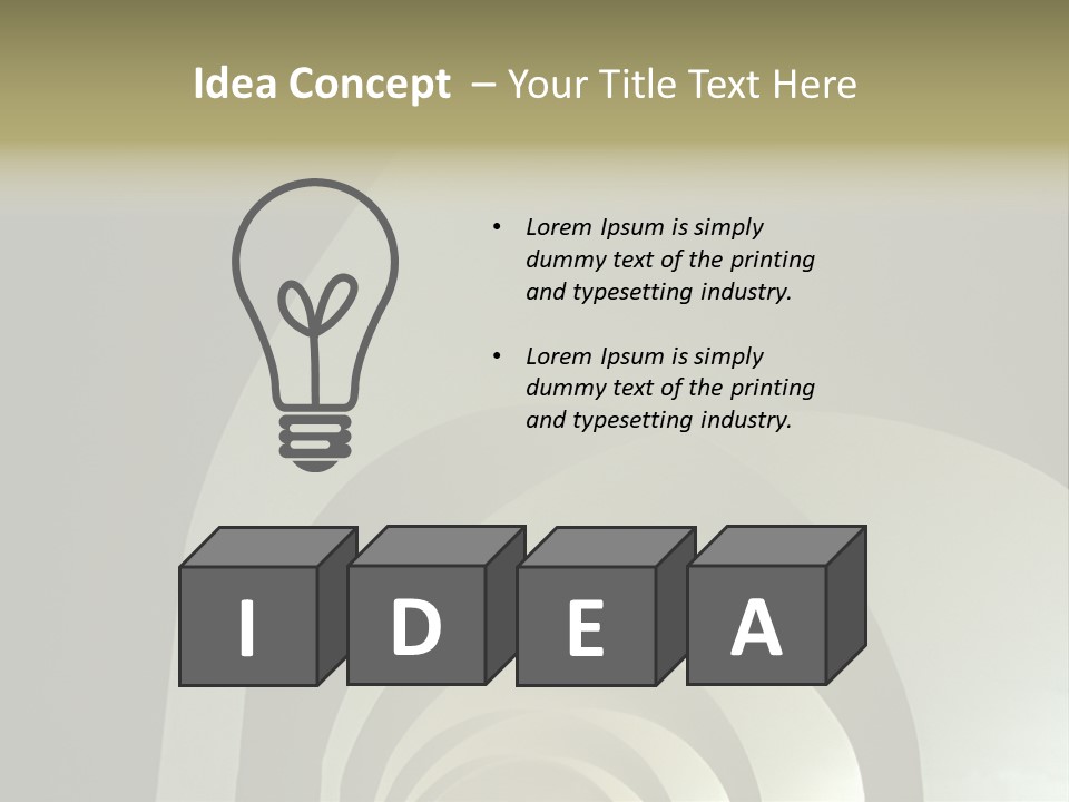 Arch Tunnel PowerPoint Template