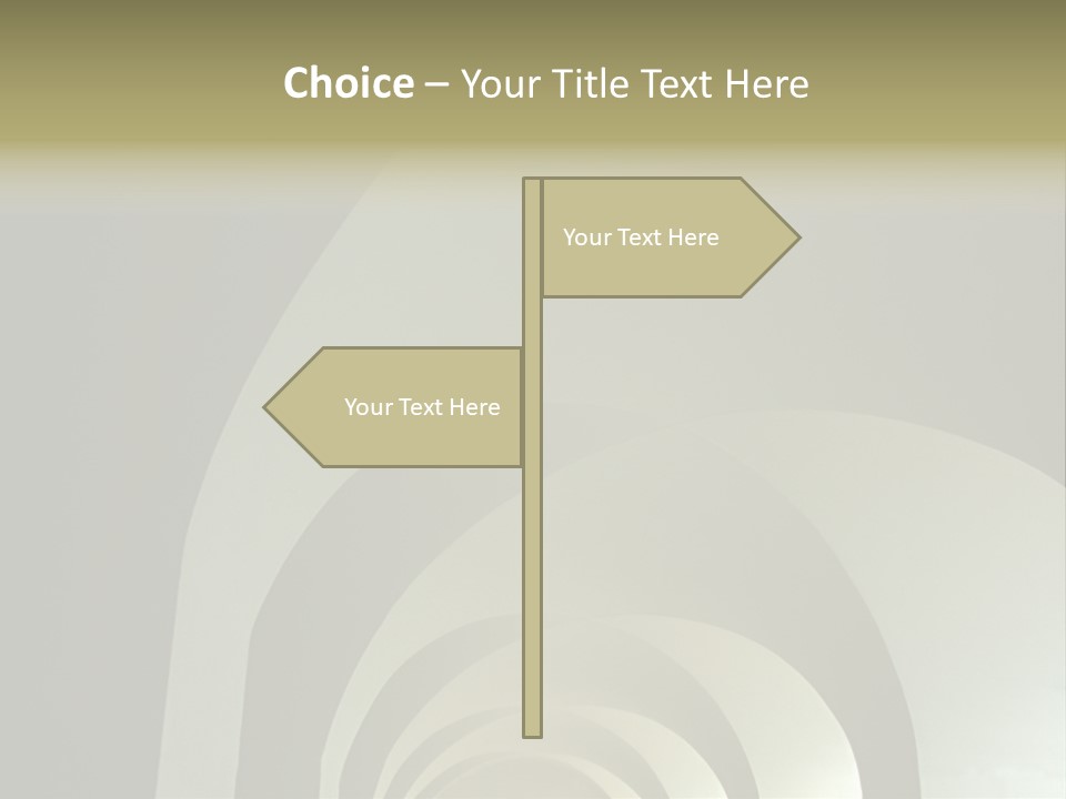 Arch Tunnel PowerPoint Template