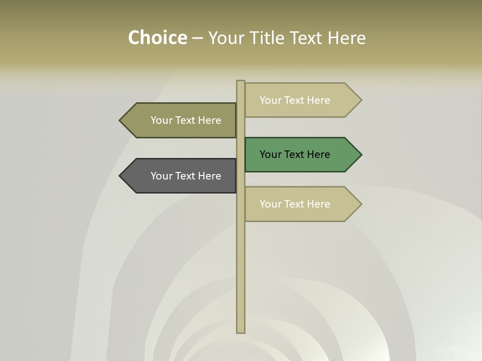 Arch Tunnel PowerPoint Template