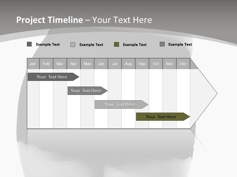 Black And White Shot Of Woman's Back In Y Vintage Panties PowerPoint Template