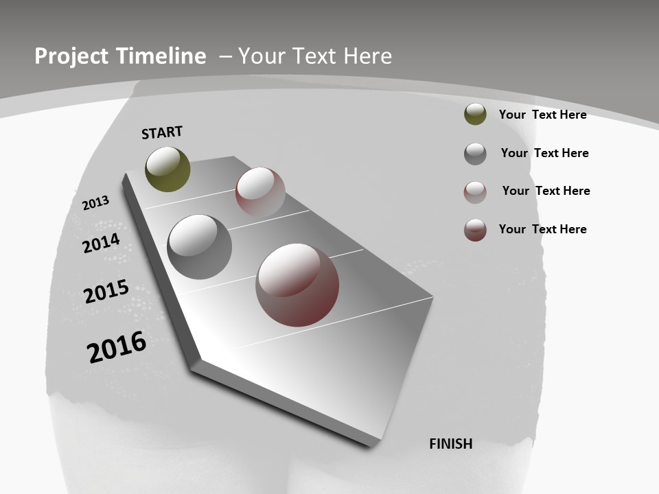 Black And White Shot Of Woman's Back In Y Vintage Panties PowerPoint Template