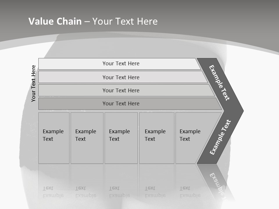 Black And White Shot Of Woman's Back In Y Vintage Panties PowerPoint Template