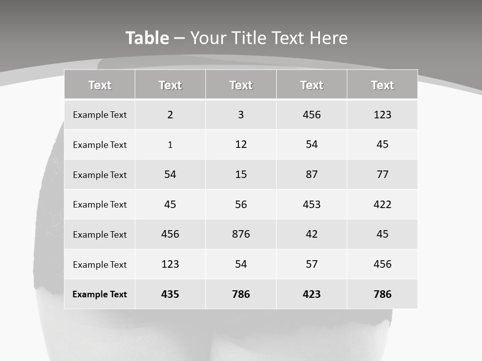 Black And White Shot Of Woman's Back In Y Vintage Panties PowerPoint Template