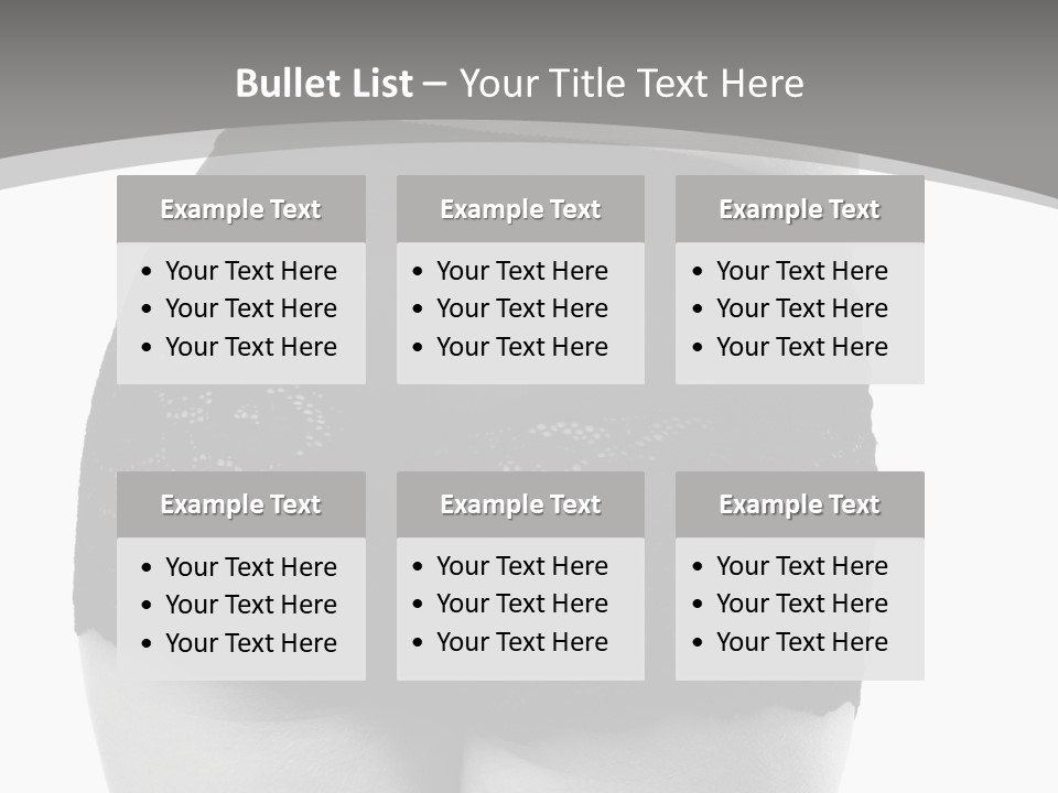 Black And White Shot Of Woman's Back In Y Vintage Panties PowerPoint Template