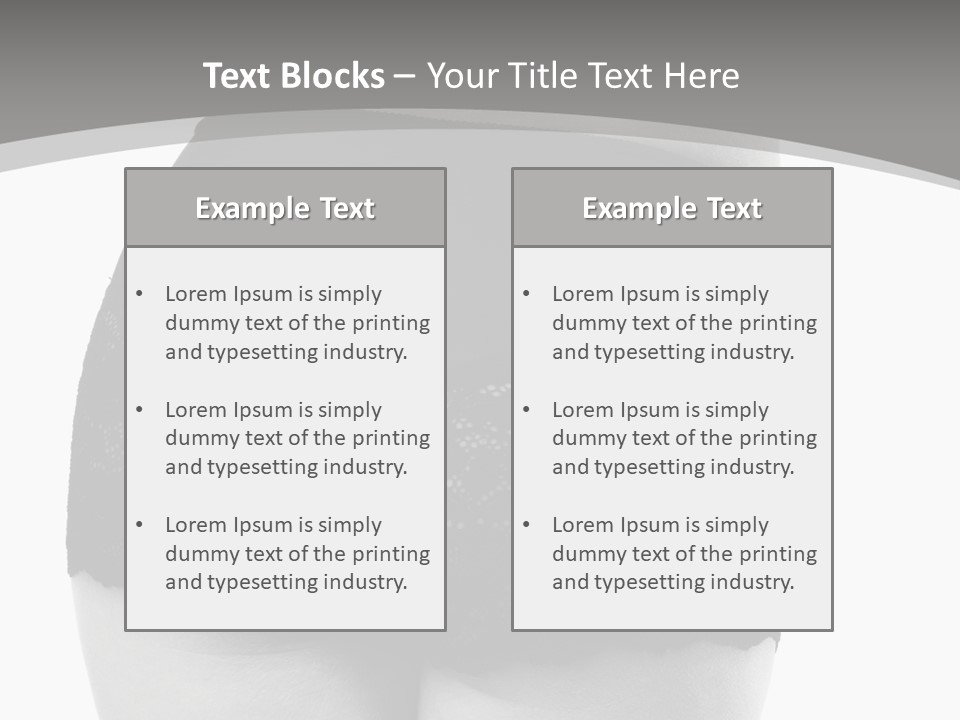 Black And White Shot Of Woman's Back In Y Vintage Panties PowerPoint Template